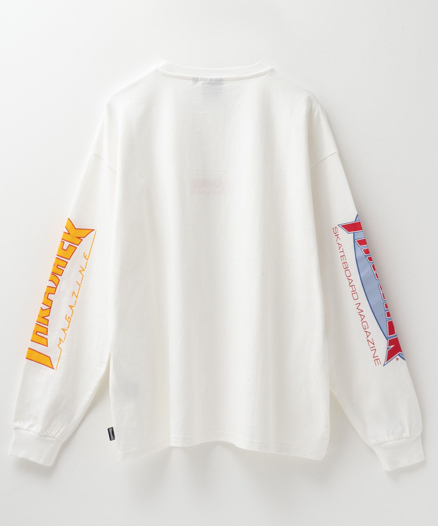 THRASHER 天竺袖プリント長袖Tシャツ メンズ