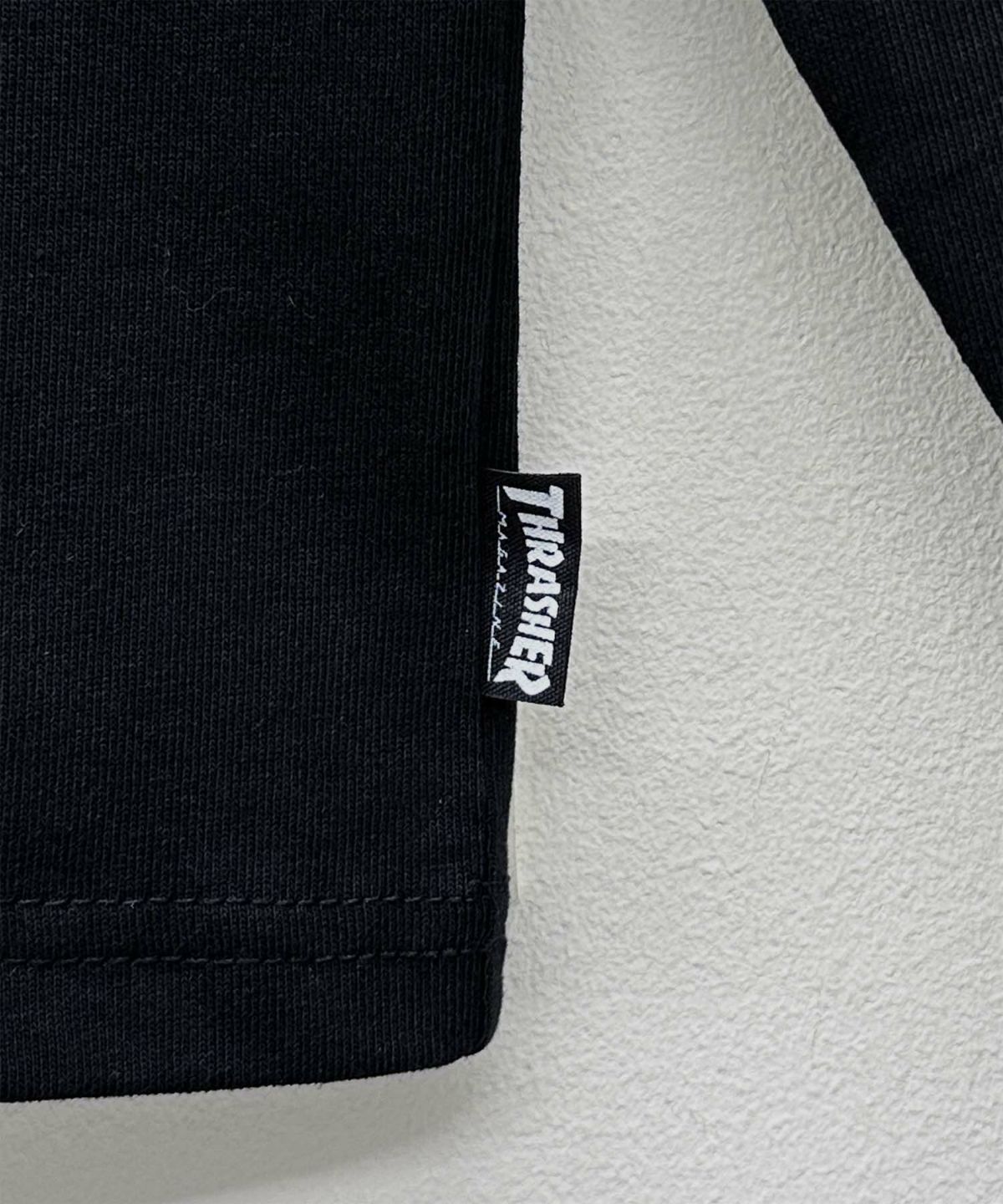 THRASHER 天竺袖プリント長袖Tシャツ メンズ