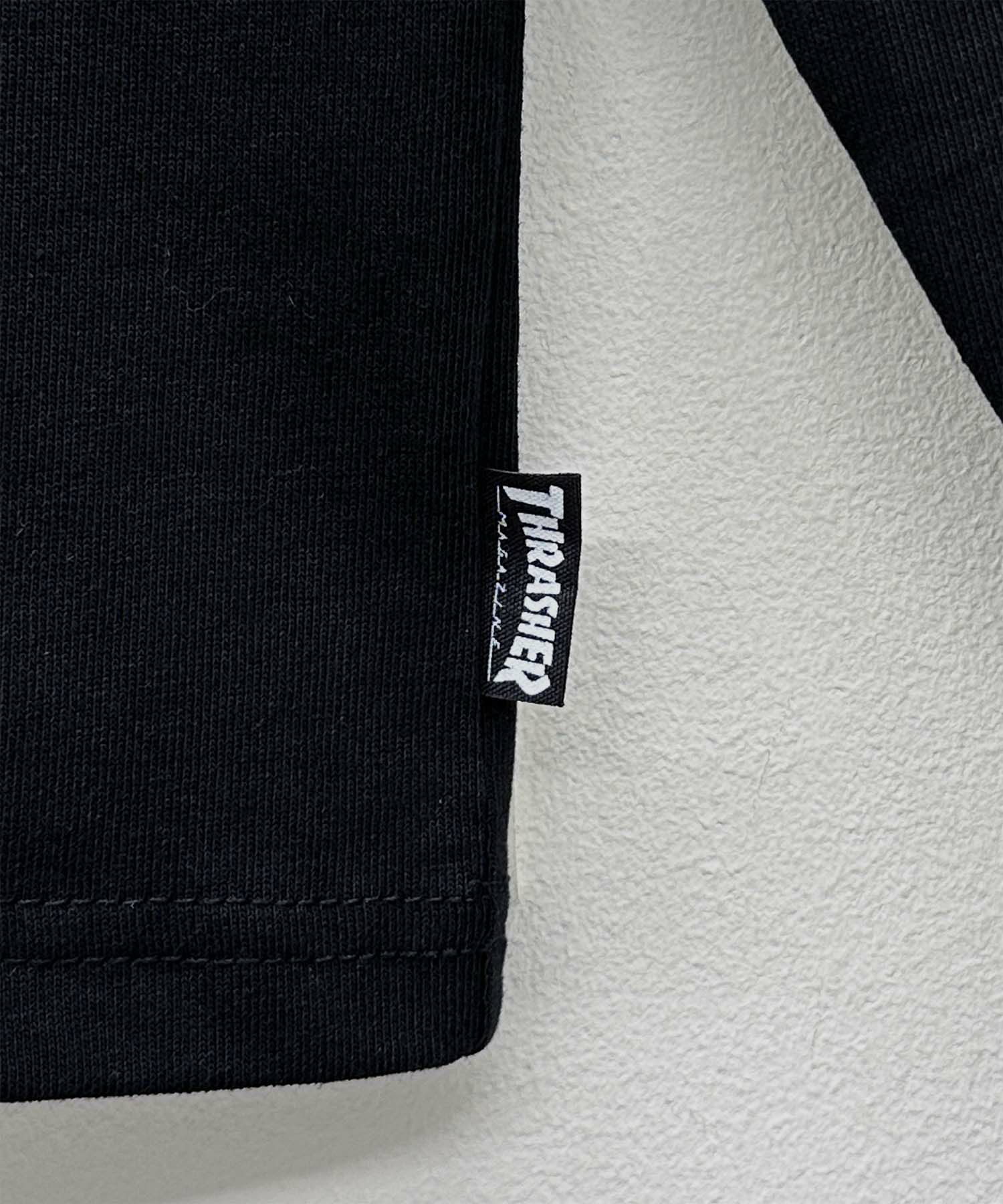 THRASHER 天竺袖プリント長袖Tシャツ メンズ