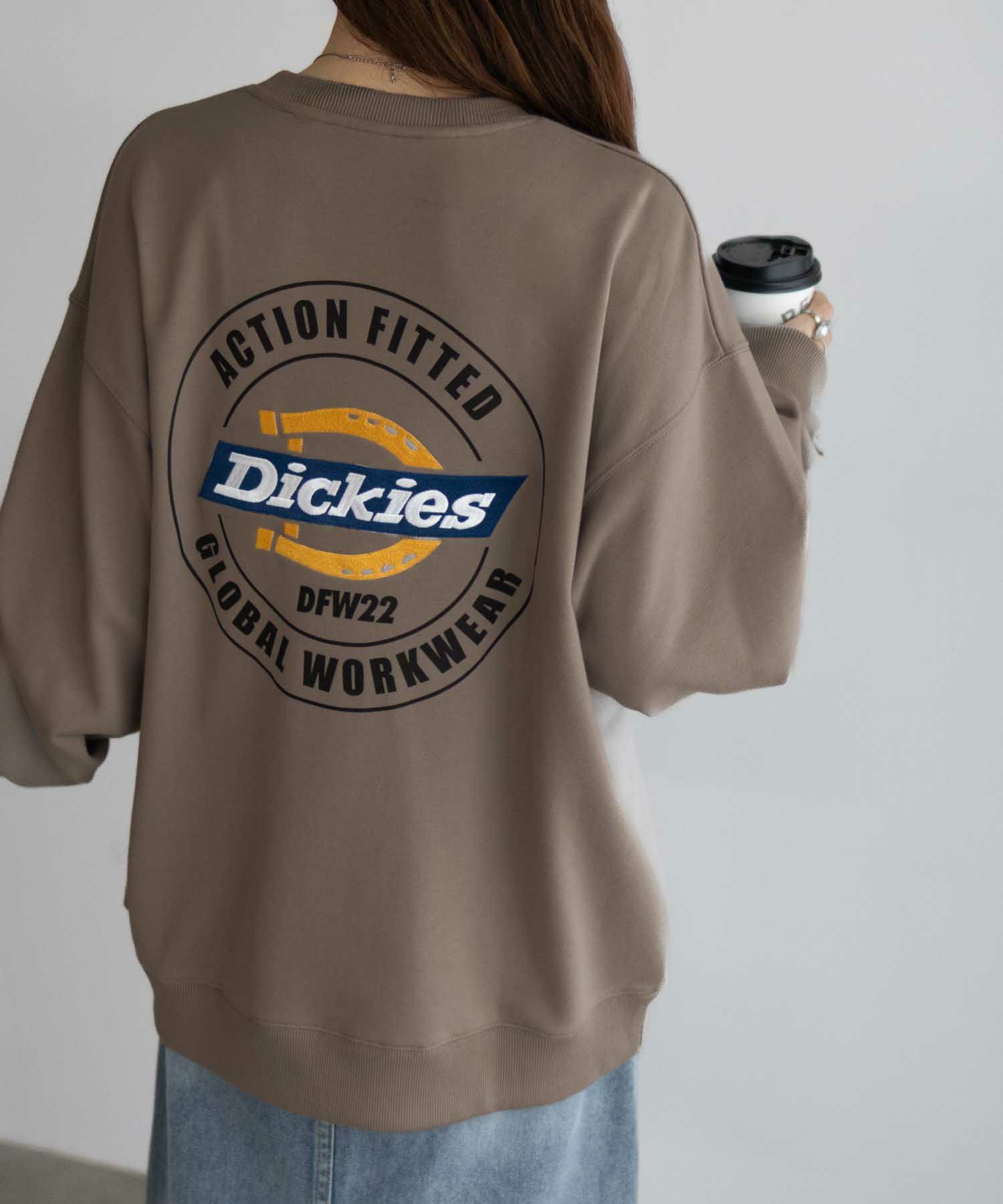 Dickies 裏毛スウェットクルーネック メンズ