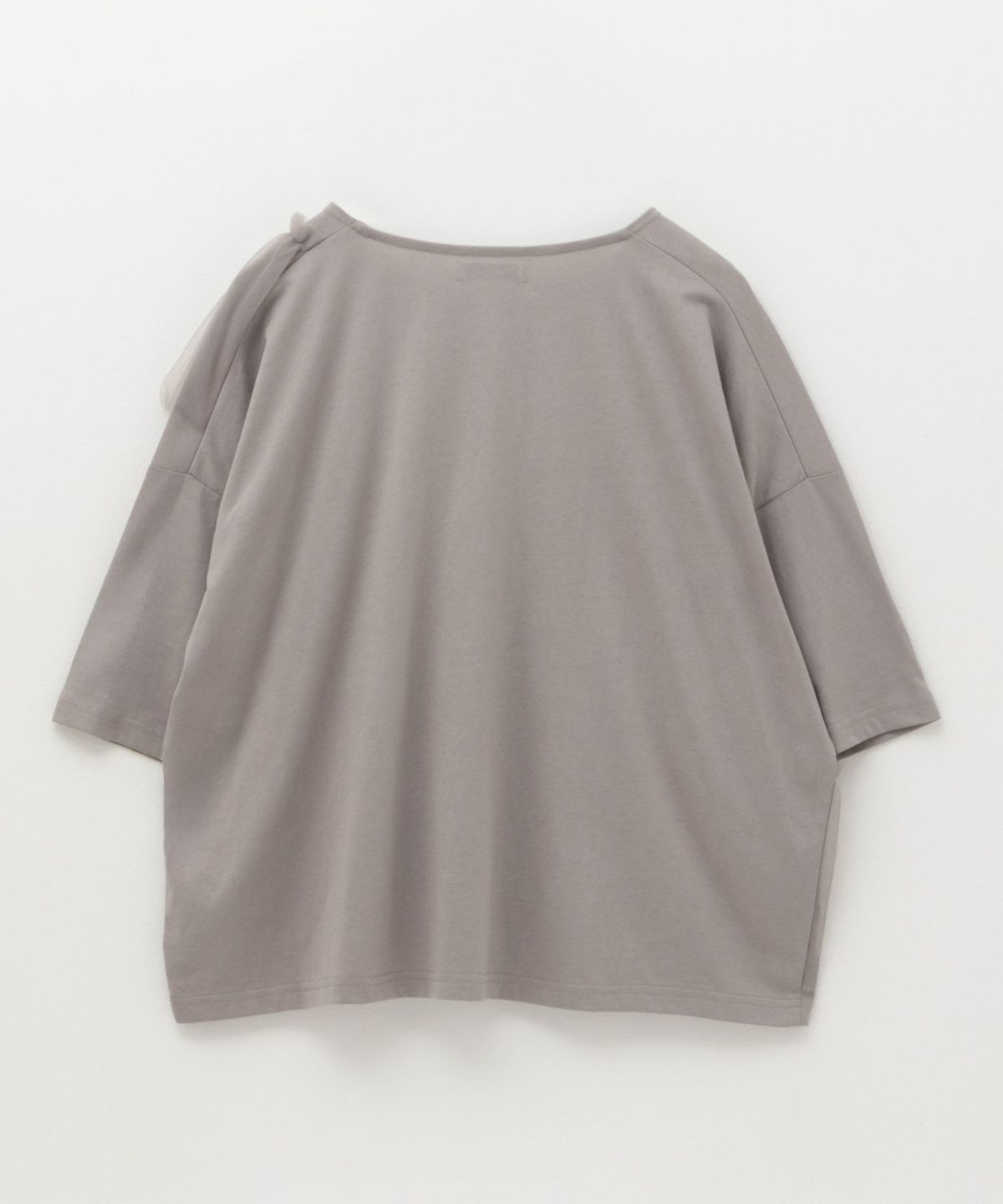 Howdy Marie 身頃チュール5分袖Tシャツ レディース ネコポス 対応商品