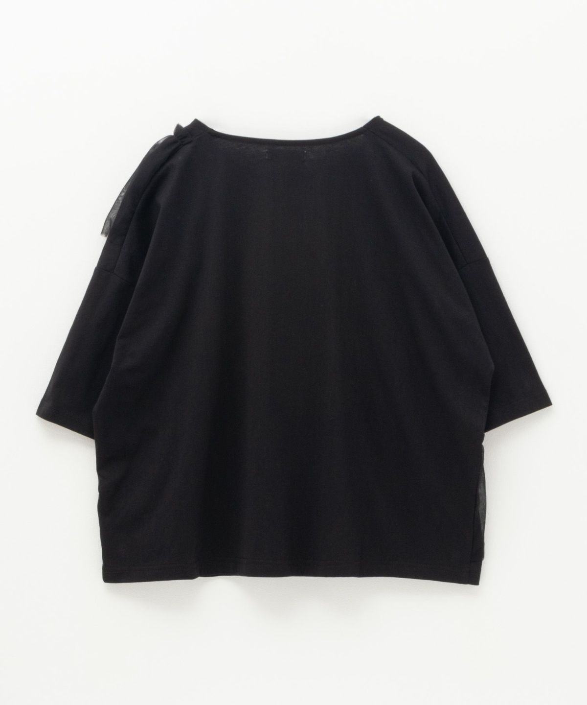 Howdy Marie 身頃チュール5分袖Tシャツ レディース ネコポス 対応商品