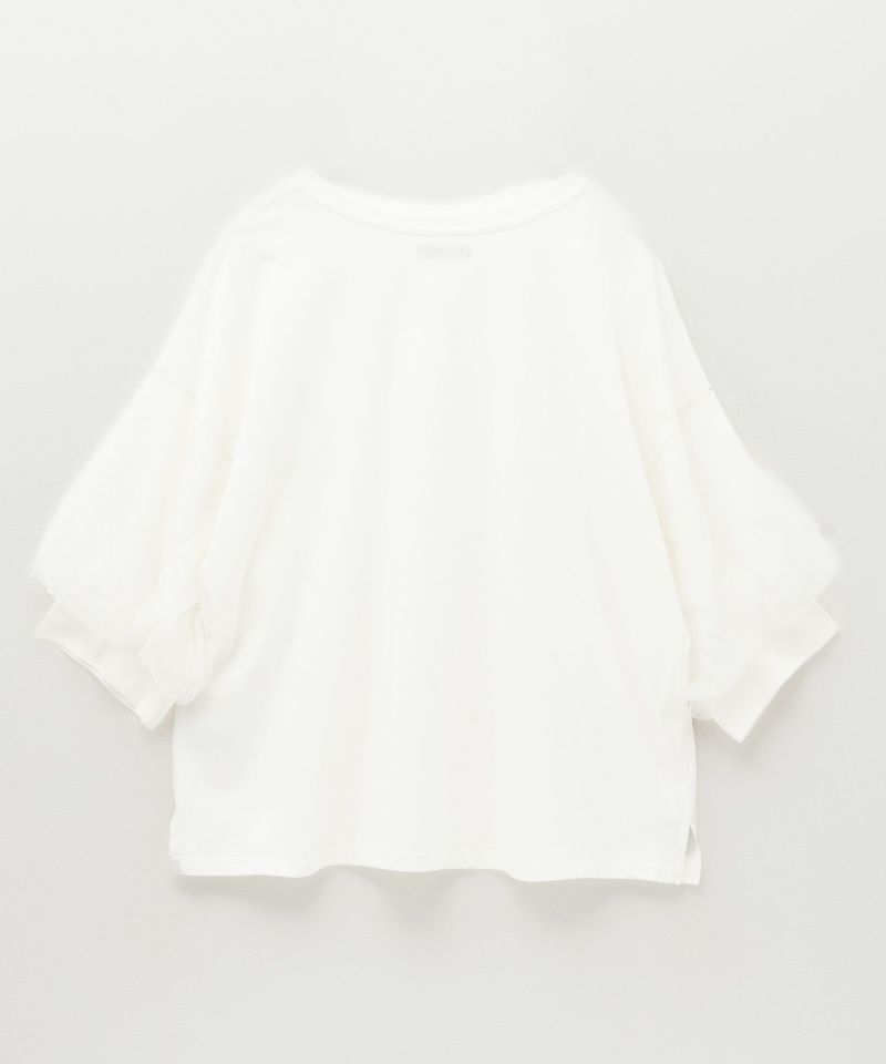 Howdy Marie  袖チュール5分袖Tシャツ レディース メール便 対応商品商品画像-24