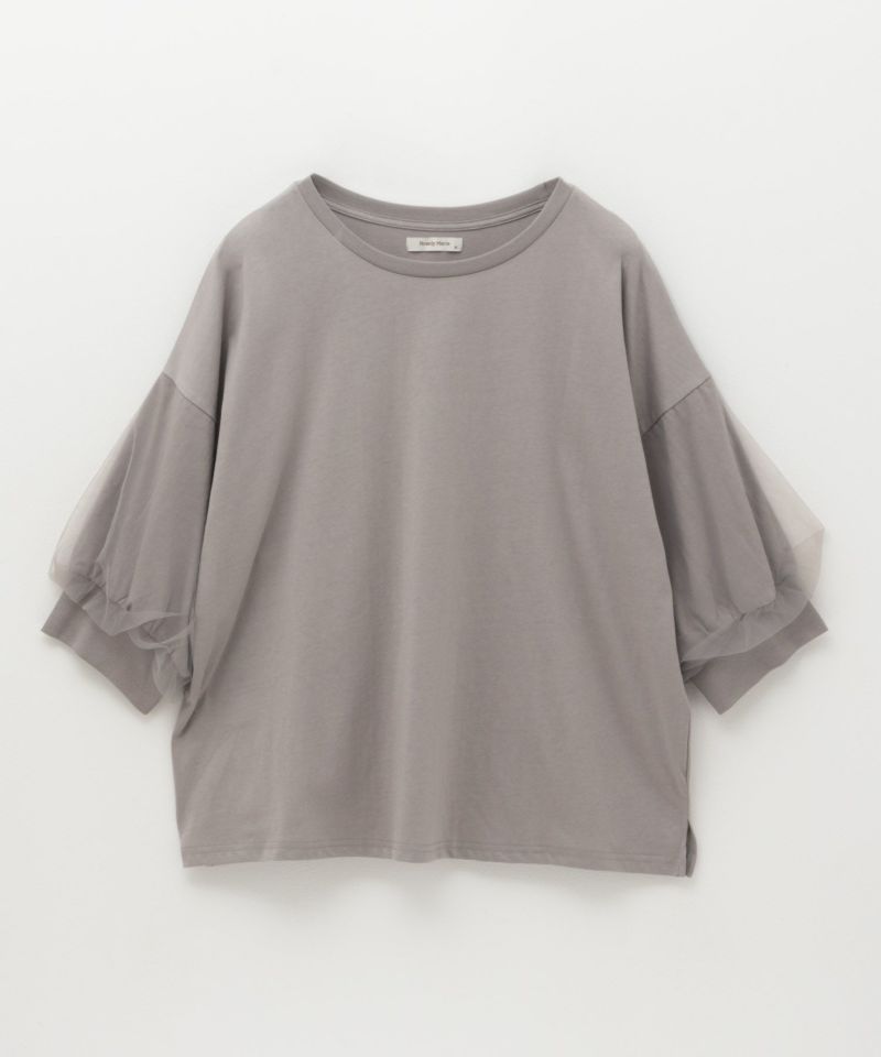 Howdy Marie  袖チュール5分袖Tシャツ レディース メール便 対応商品商品画像-25