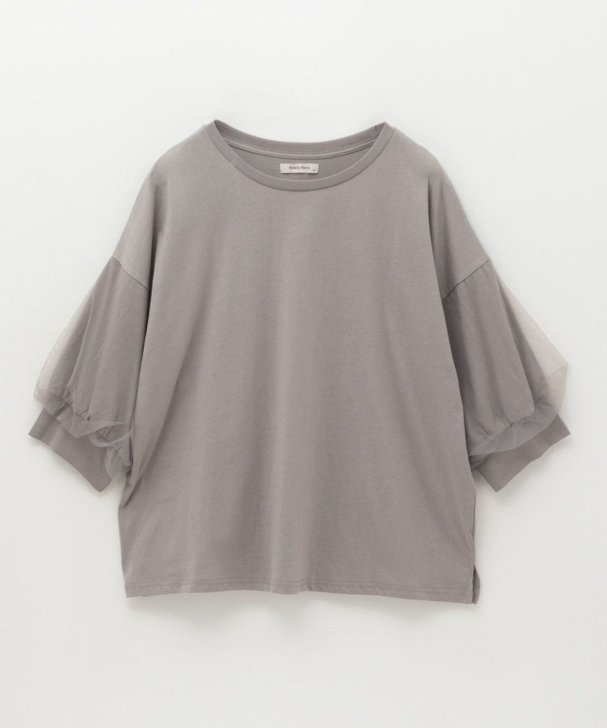 Howdy Marie 袖チュール5分袖Tシャツ レディース ネコポス 対応商品
