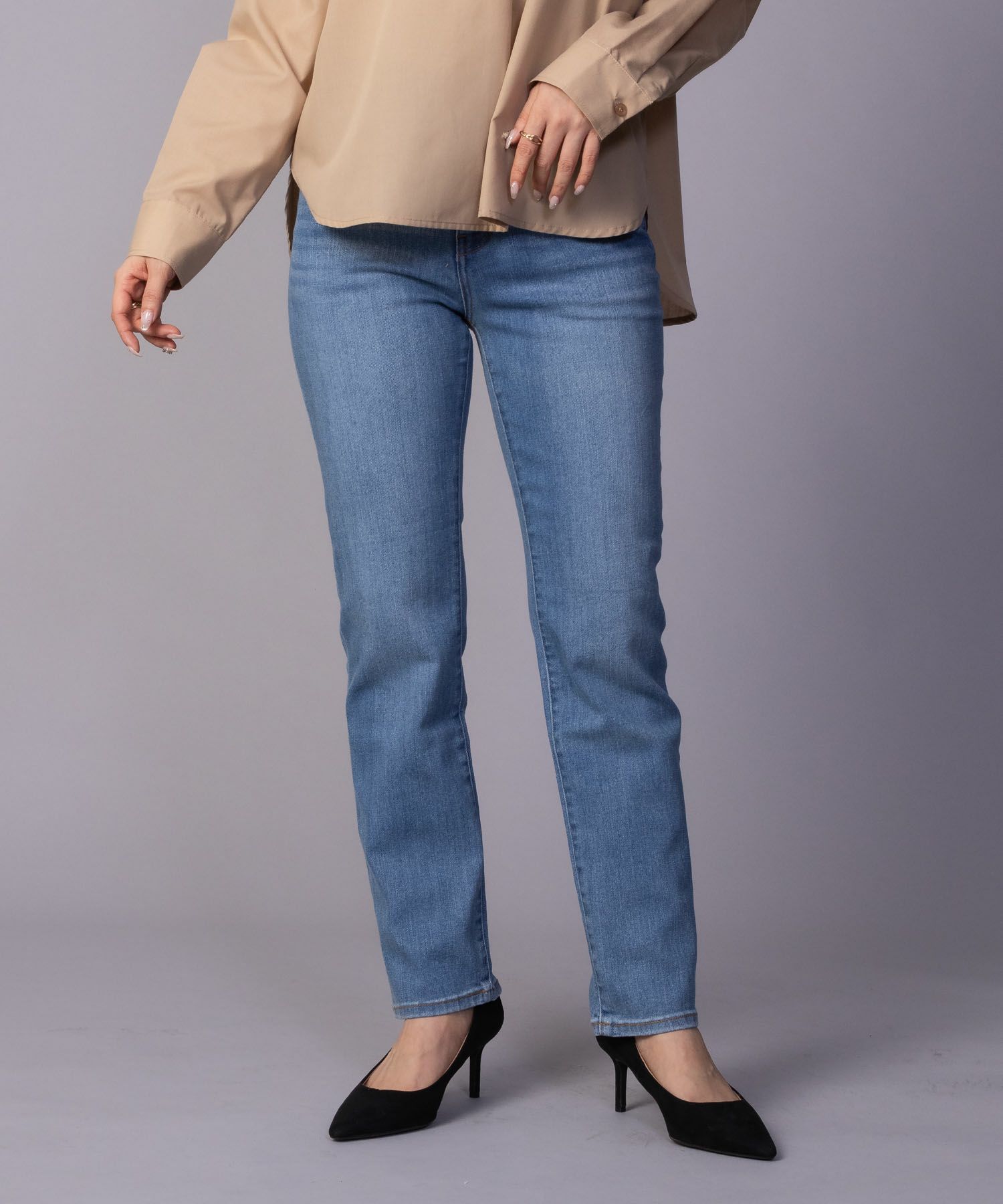 nAvy 毎日はきたくなるデニム「マイデニ」 スリムストレート レディース商品サムネイル-2