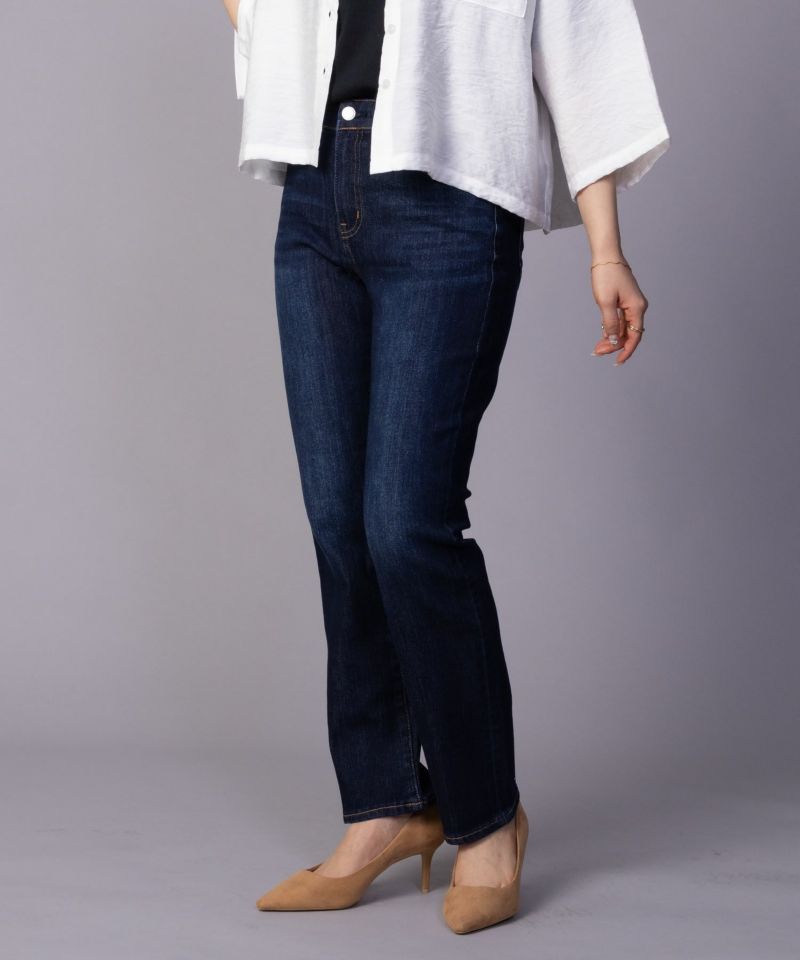 nAvy 毎日はきたくなるデニム「マイデニ」 スリムストレート レディース商品画像-3