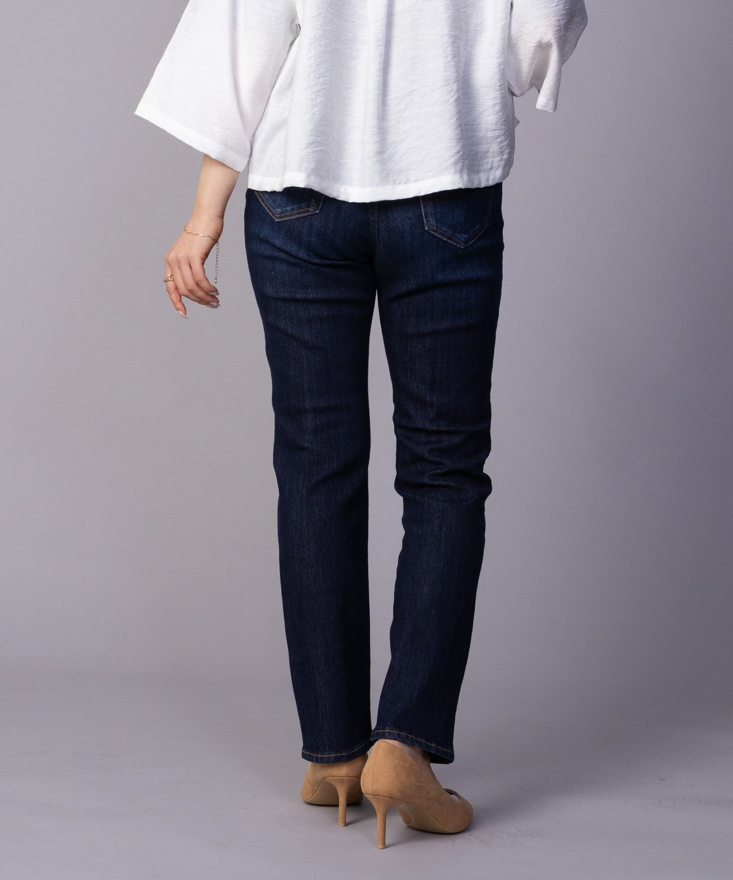 nAvy 毎日はきたくなるデニム「マイデニ」 スリムストレート レディース商品サムネイル-7