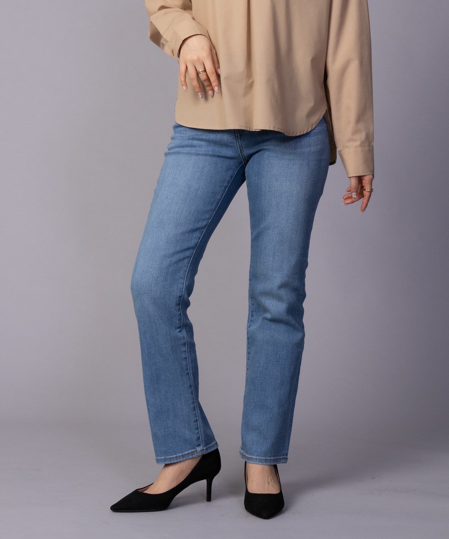 nAvy 毎日はきたくなるデニム「マイデニ」 スリムストレート レディース商品サムネイル-17