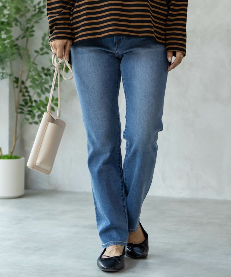 nAvy 毎日はきたくなるデニム「マイデニ」 スリムストレート レディース商品画像-23