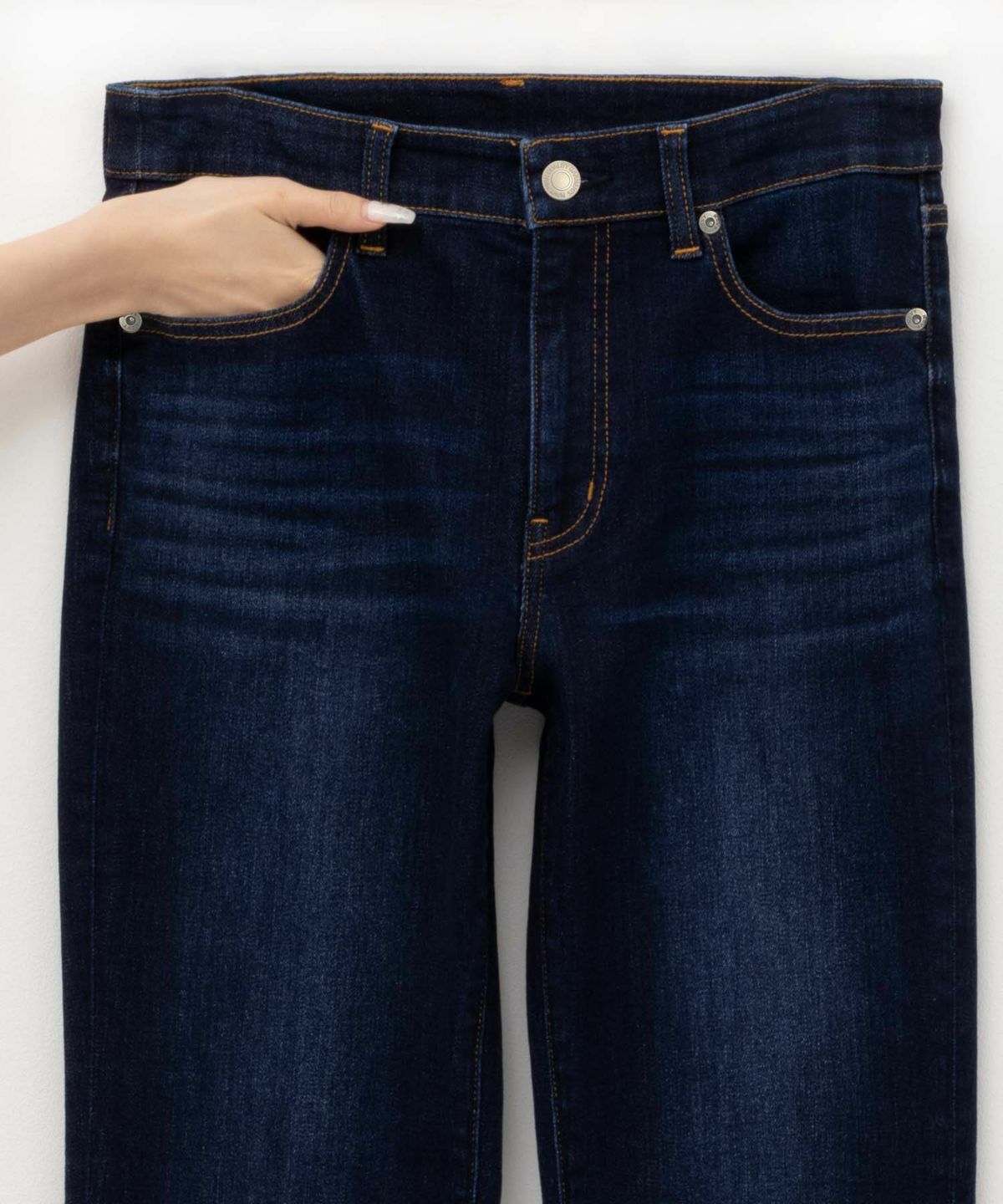 NAVY 毎日はきたくなるデニム「マイデニ」 スリムストレート レディース