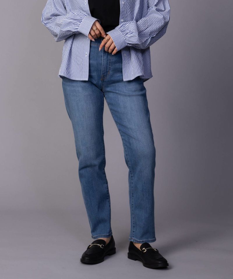 nAvy 毎日はきたくなるデニム「マイデニ」 テーパード レディース商品画像-2