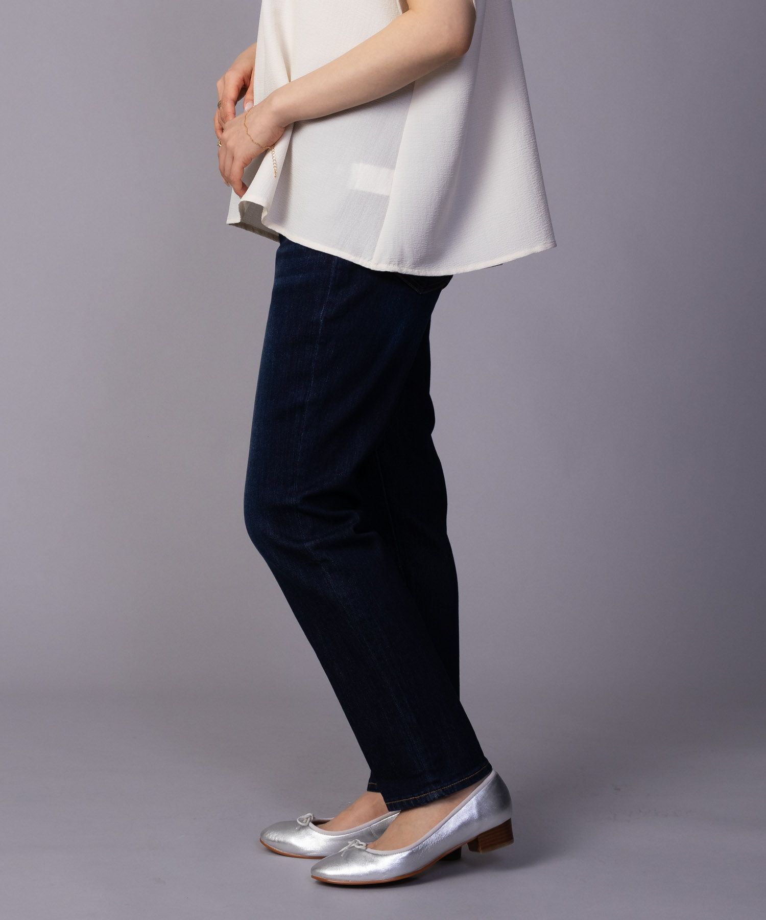 nAvy 毎日はきたくなるデニム「マイデニ」 テーパード レディース商品サムネイル-6