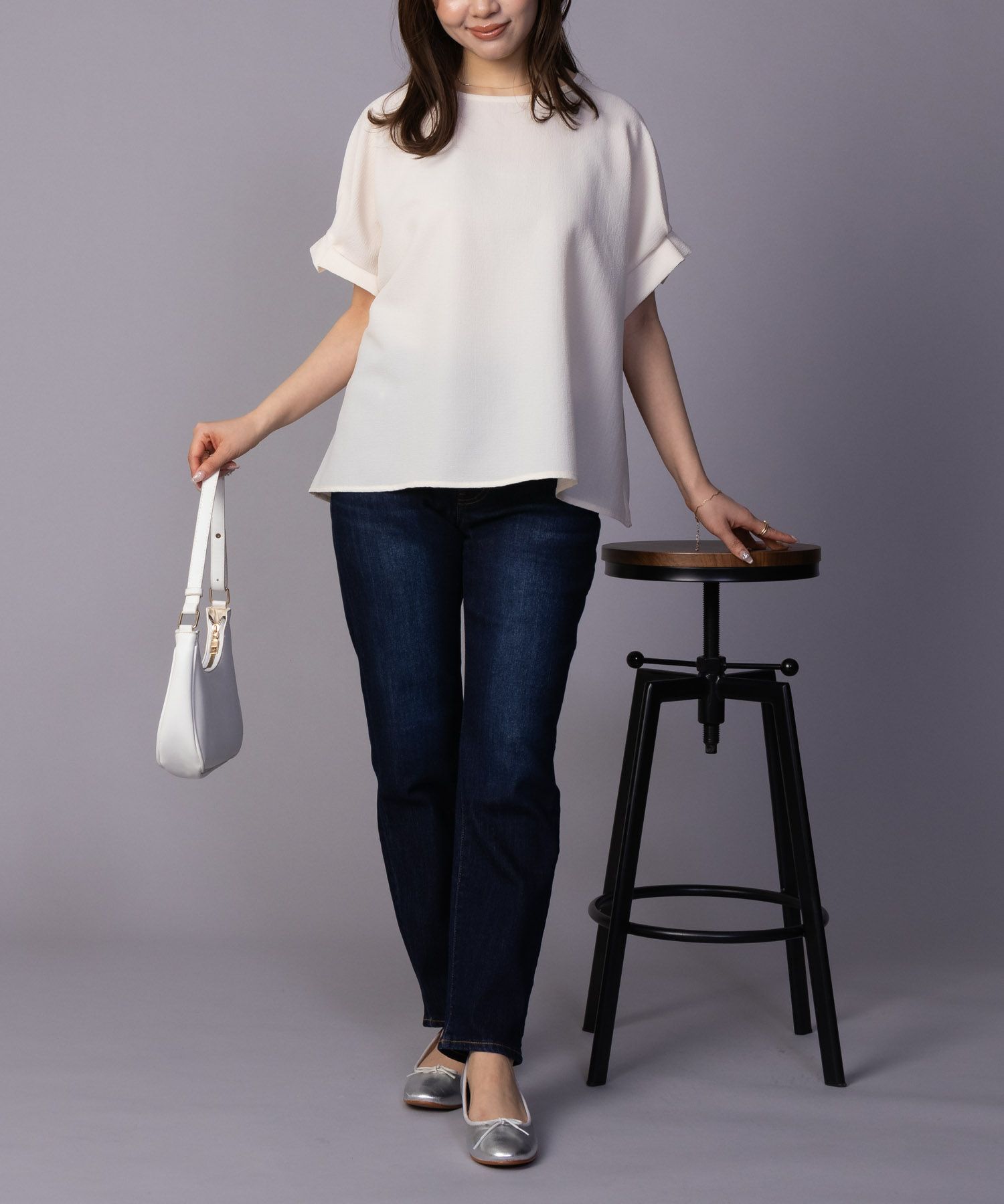 nAvy 毎日はきたくなるデニム「マイデニ」 テーパード レディース商品サムネイル-8