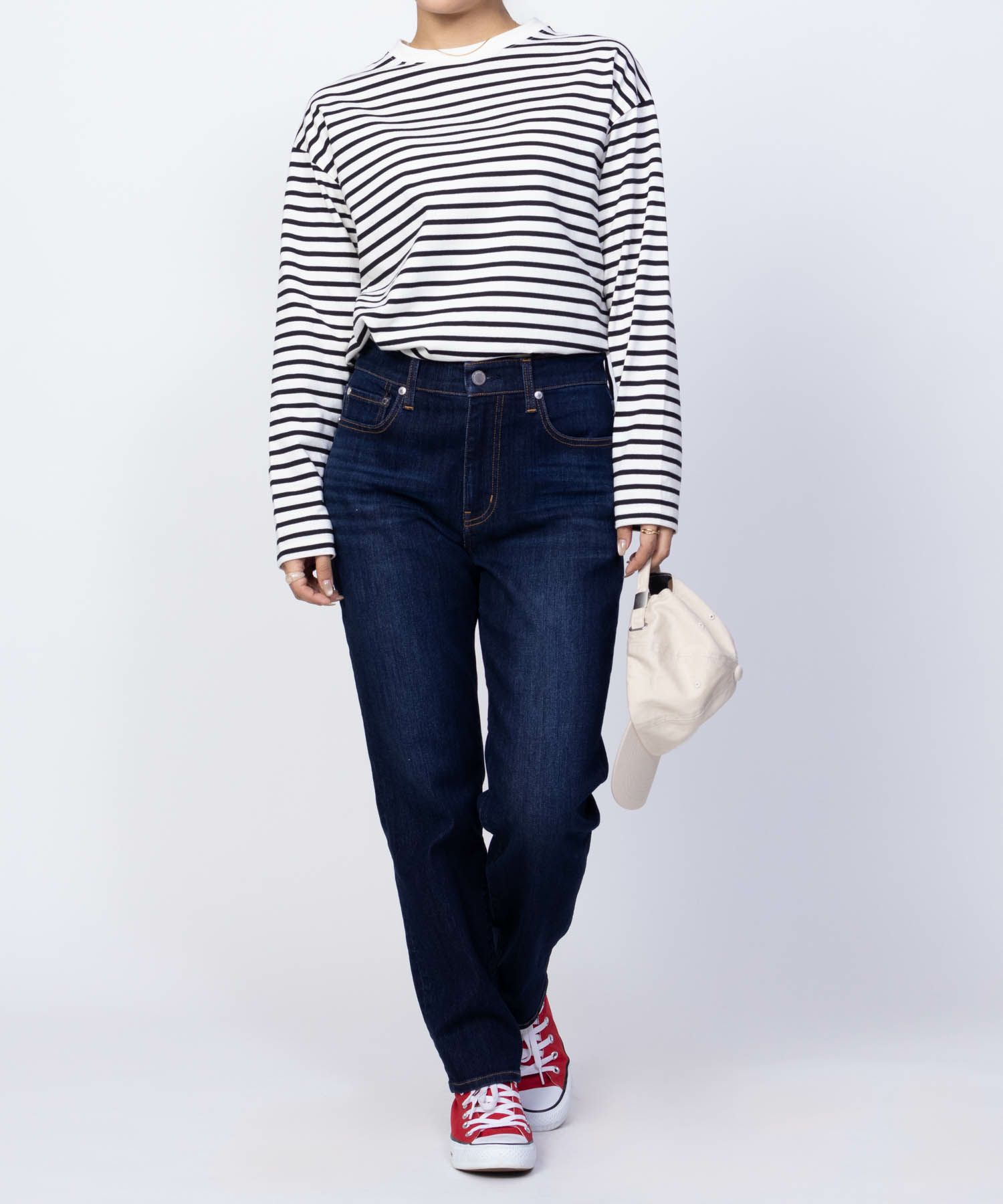 nAvy 毎日はきたくなるデニム「マイデニ」 テーパード レディース商品画像-12