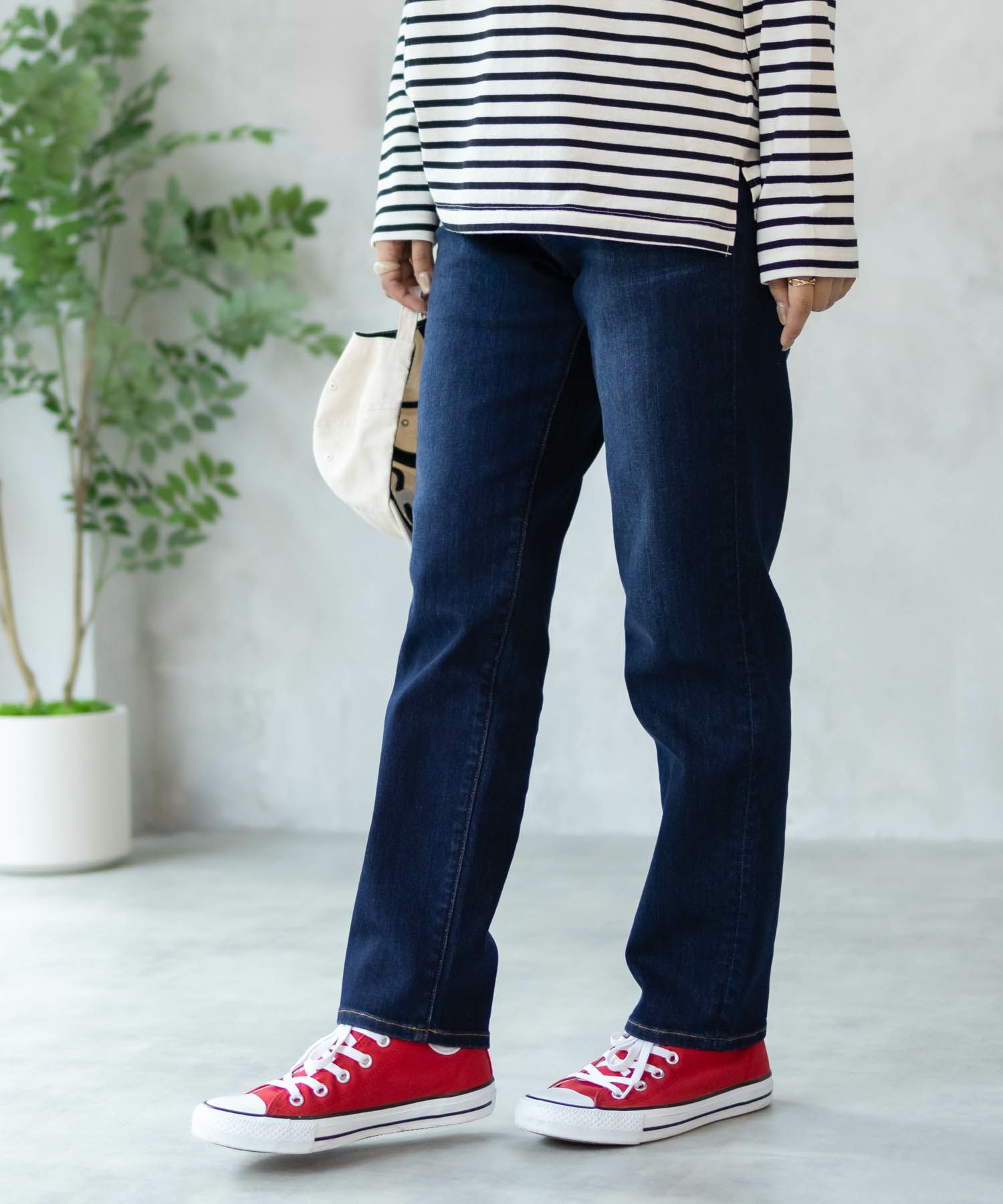 nAvy 毎日はきたくなるデニム「マイデニ」 テーパード レディース商品サムネイル-14