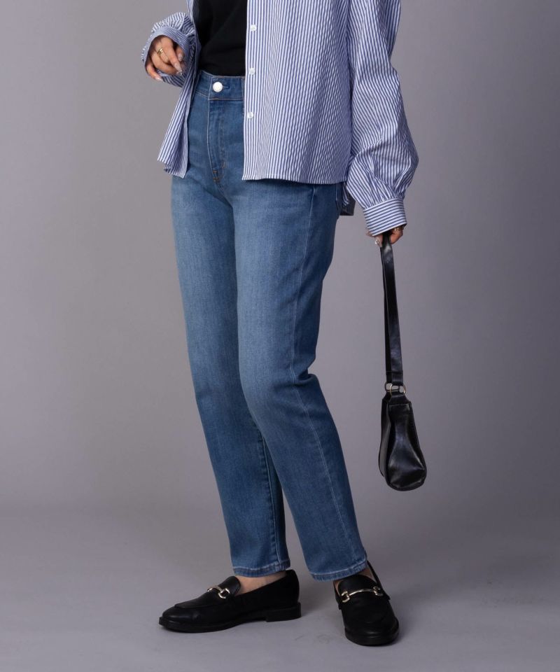 nAvy 毎日はきたくなるデニム「マイデニ」 テーパード レディース商品画像-19