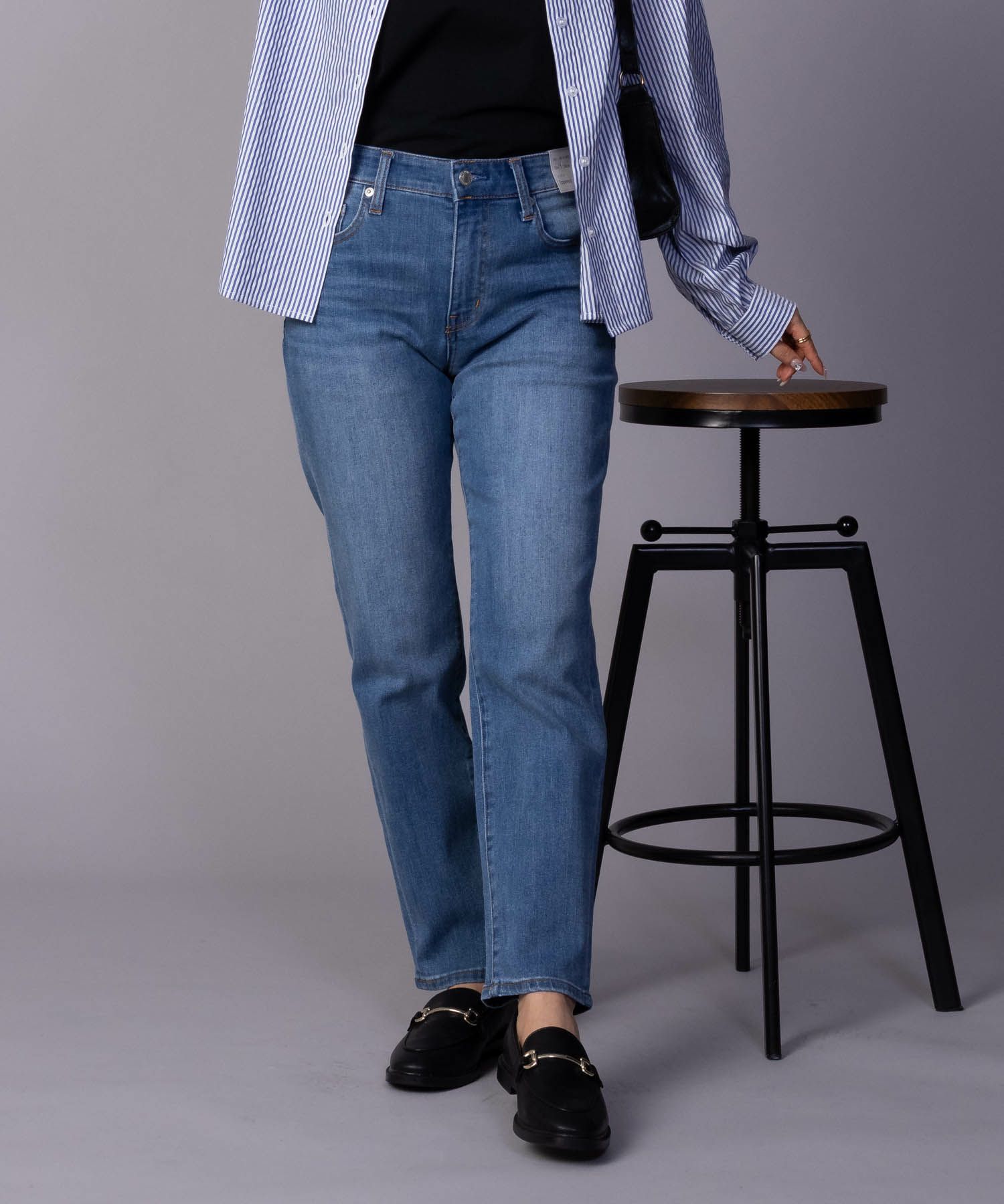 nAvy 毎日はきたくなるデニム「マイデニ」 テーパード レディース商品画像-20