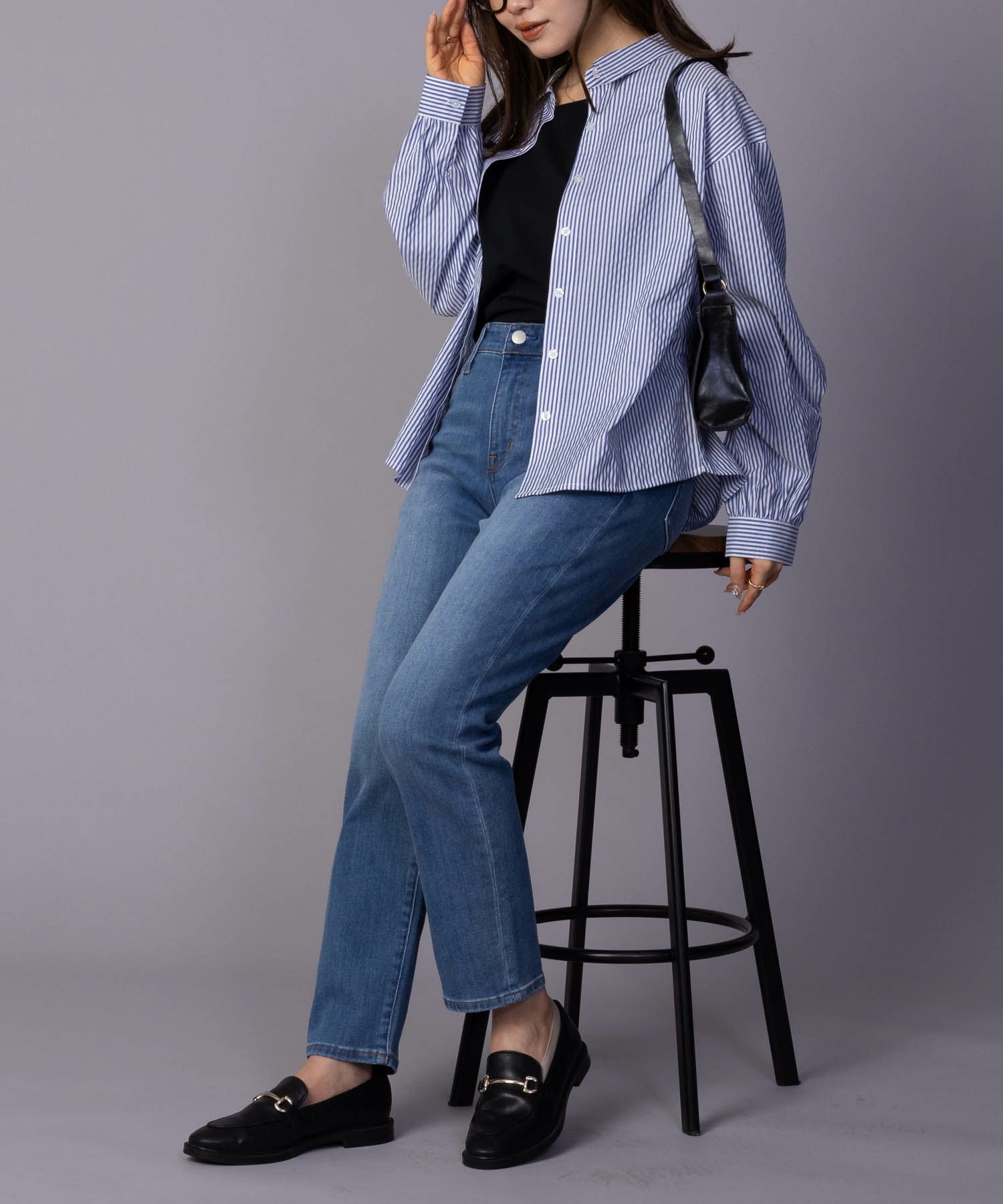 nAvy 毎日はきたくなるデニム「マイデニ」 テーパード レディース商品画像-21