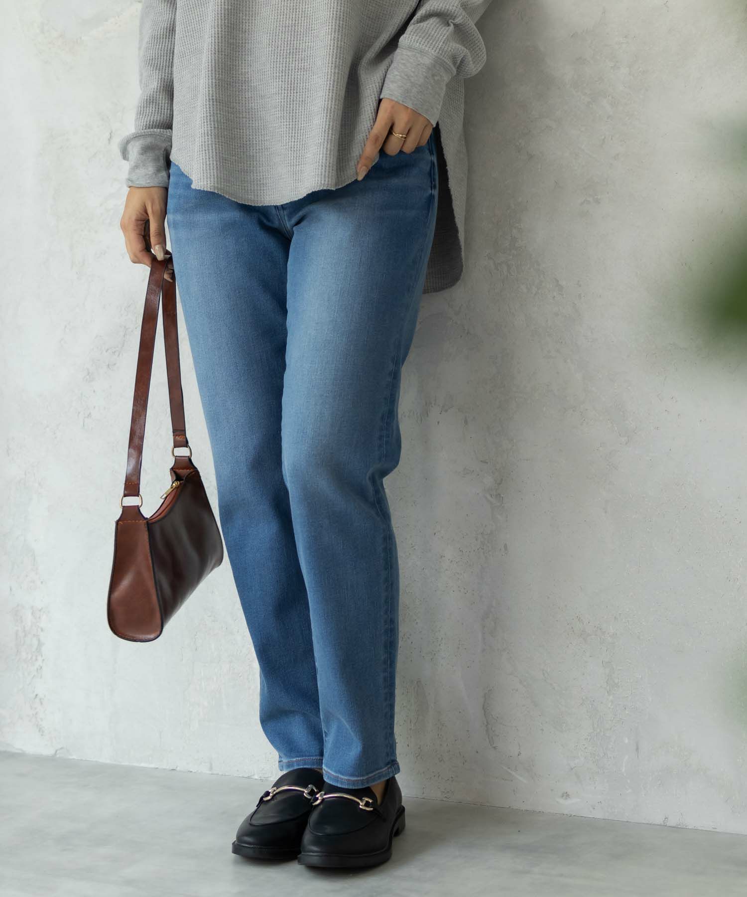 nAvy 毎日はきたくなるデニム「マイデニ」 テーパード レディース商品画像-25