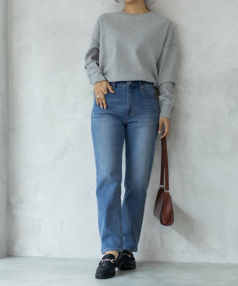 nAvy 毎日はきたくなるデニム「マイデニ」 テーパード レディース商品画像-26