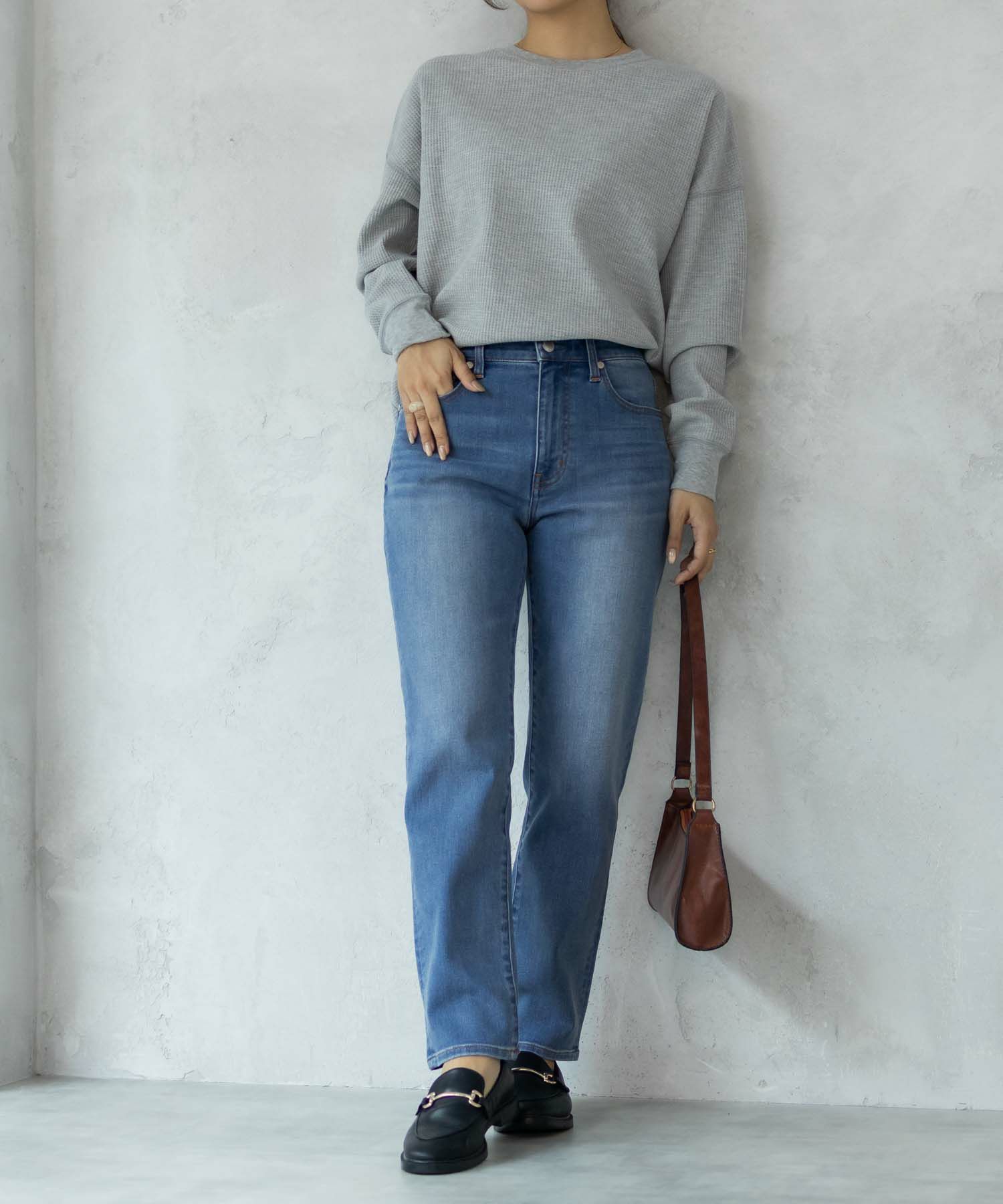 nAvy 毎日はきたくなるデニム「マイデニ」 テーパード レディース商品画像-26