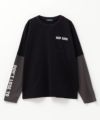 T-GRAPHICS フェイク袖長袖Tシャツ キッズ ネコポス 対応商品