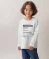 T-GRAPHICS メッセージ長袖Tシャツ キッズ ネコポス 対応商品