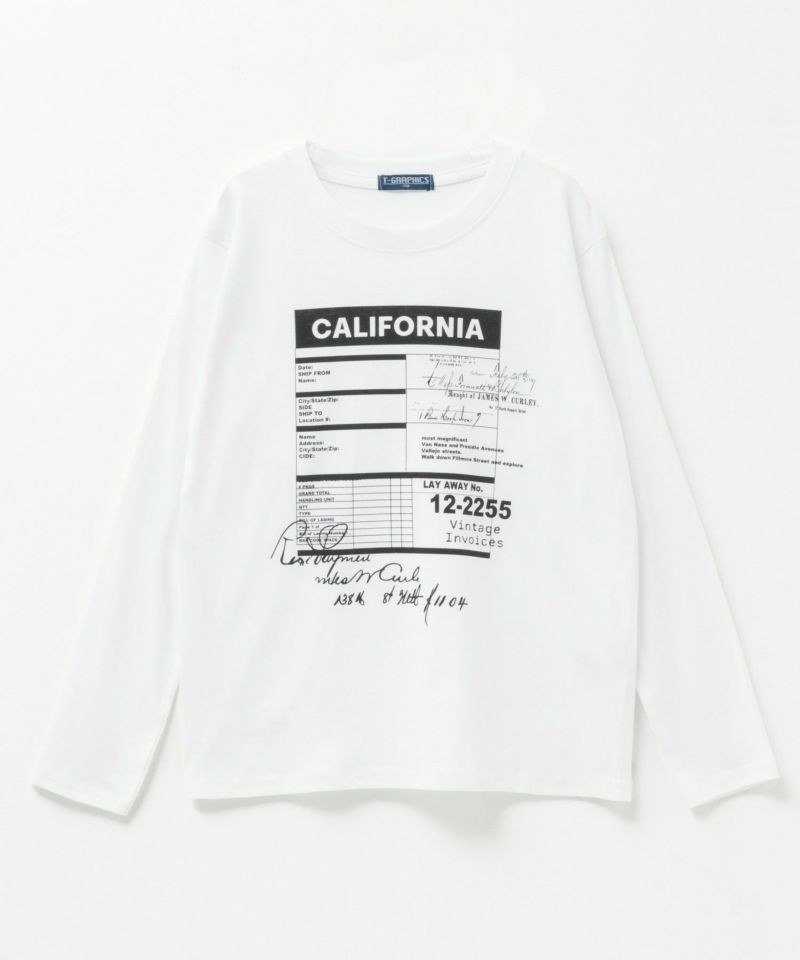 T-GRAPHICS  メッセージ長袖Tシャツ キッズ メール便 対応商品商品画像-3