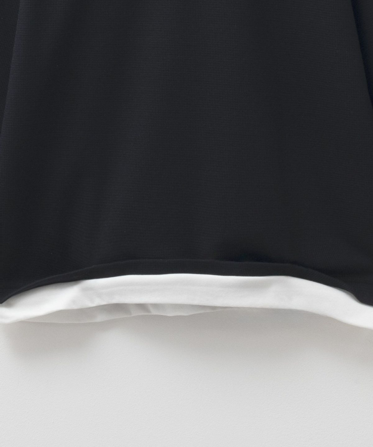 NAVY 時短コーデ キーネック長袖Tシャツ メンズ