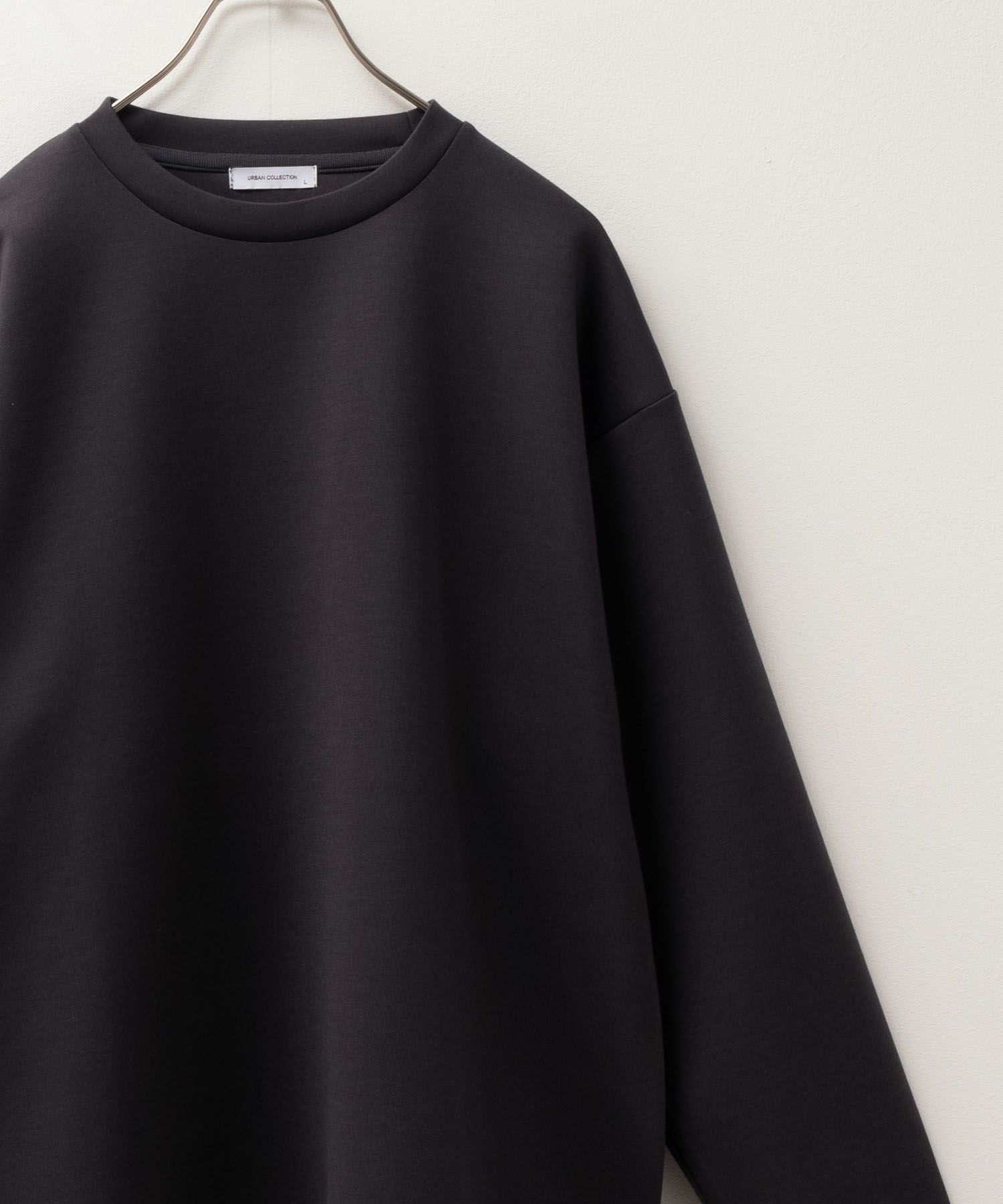 URBAN COLLECTION エアスムージー ポンチ素材 クルーネックTシャツ メンズ