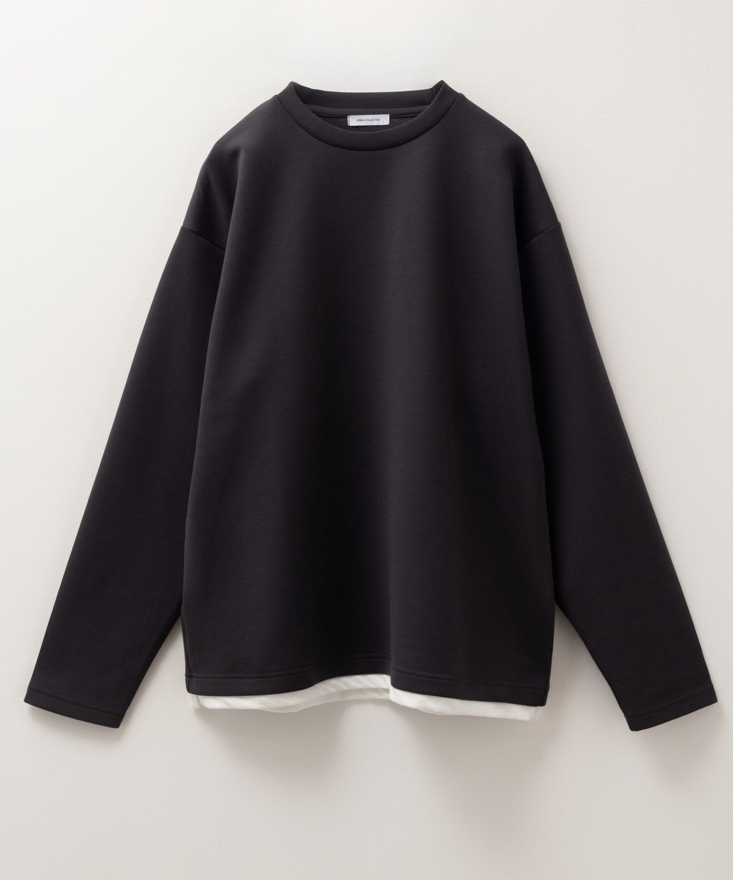 URBAN COLLECTION エアスムージー ポンチ素材 クルーネックTシャツ メンズ