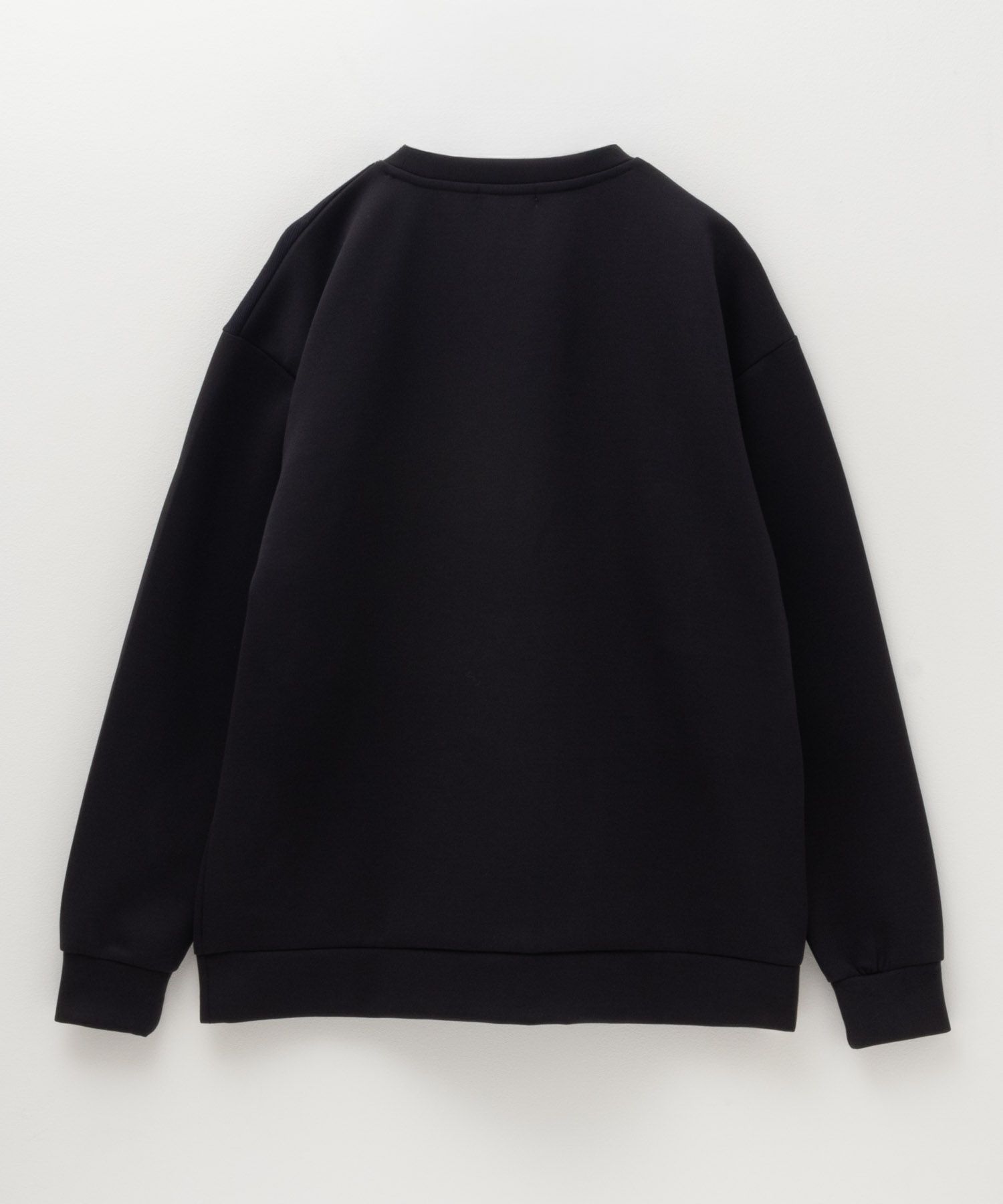 URBAN COLLECTION エアスムージー ポンチ素材 切替クルーネックプルオーバー メンズ商品サムネイル-8