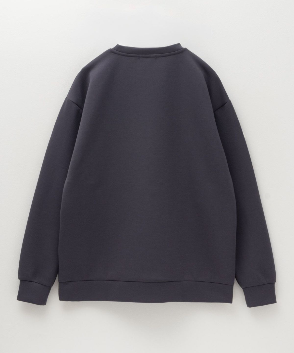 URBAN COLLECTION エアスムージー ポンチ素材 切替クルーネックプルオーバー メンズ