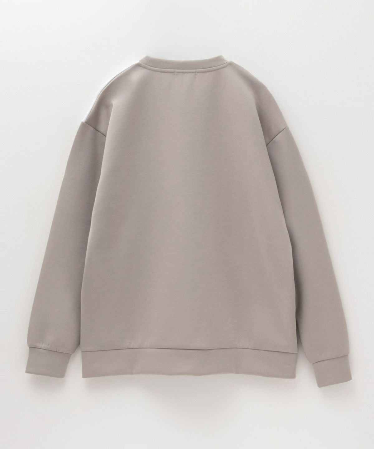 URBAN COLLECTION エアスムージー ポンチ素材 切替クルーネックプルオーバー メンズ