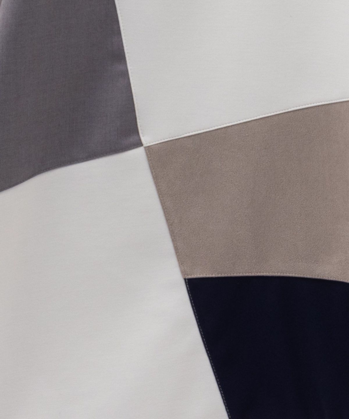 URBAN COLLECTION エアスムージー ポンチ素材 切替クルーネックプルオーバー メンズ