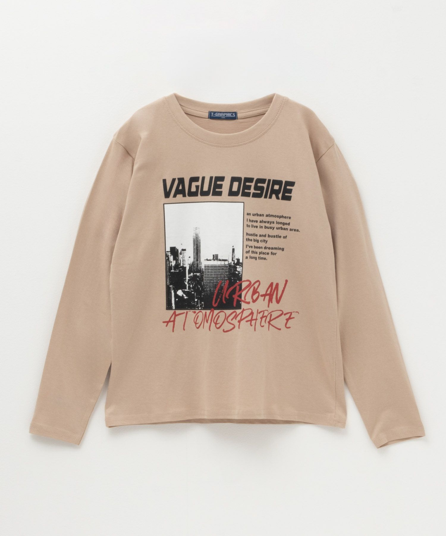 T-GRAPHICS フォト長袖Tシャツ キッズ ネコポス 対応商品