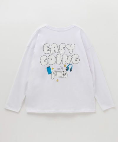 T-GRAPHICS  デザイン長袖Tシャツ キッズ ネコポス 対応商品