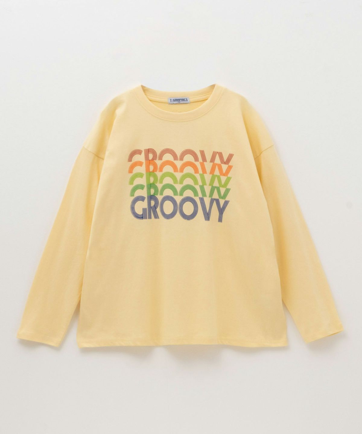 T-GRAPHICS デザイン長袖Tシャツ キッズ ネコポス 対応商品