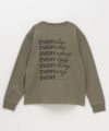 NAVY  USコットン プリント長袖Tシャツ キッズ メール便 対応商品商品サムネイル-4