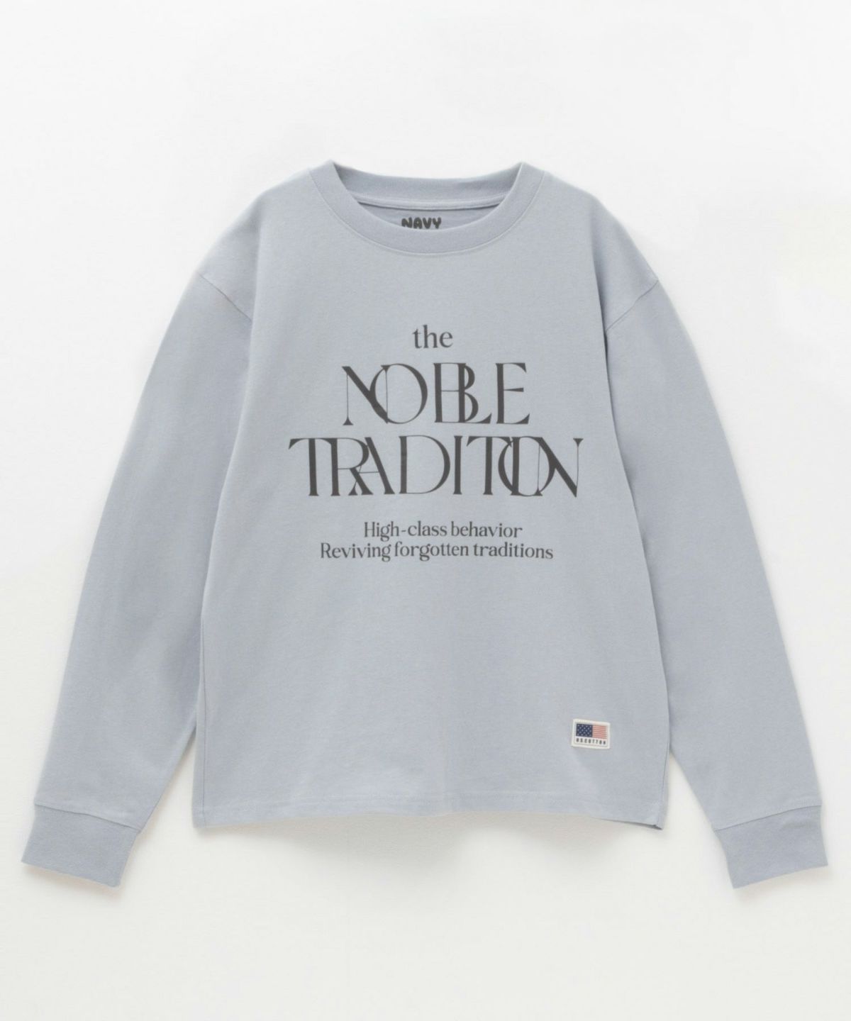 NAVY USコットン プリント長袖Tシャツ キッズ ネコポス 対応商品