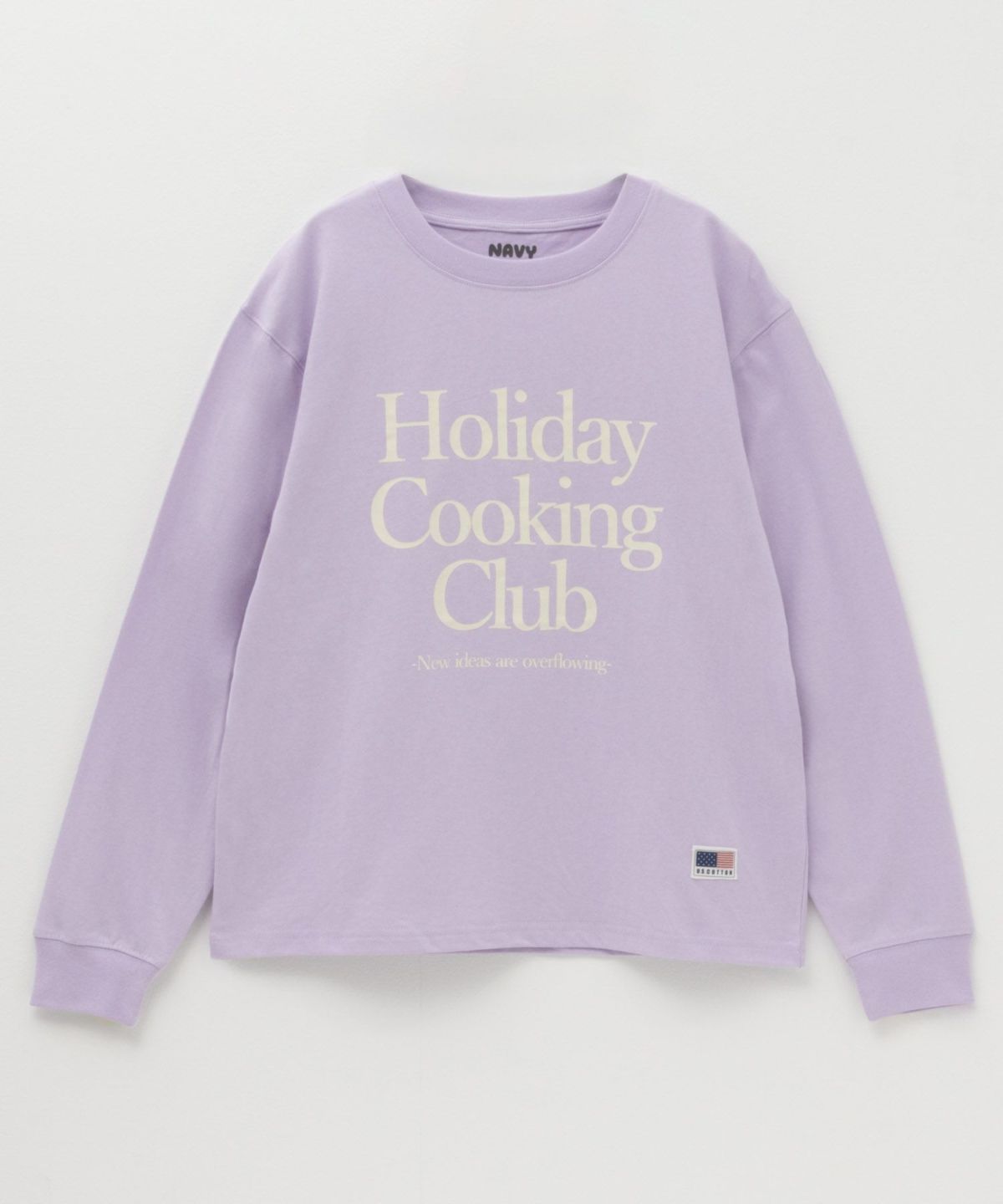 NAVY USコットン プリント長袖Tシャツ キッズ ネコポス 対応商品