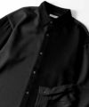 URBAN COLLECTION ウール調切替シャツ メンズ