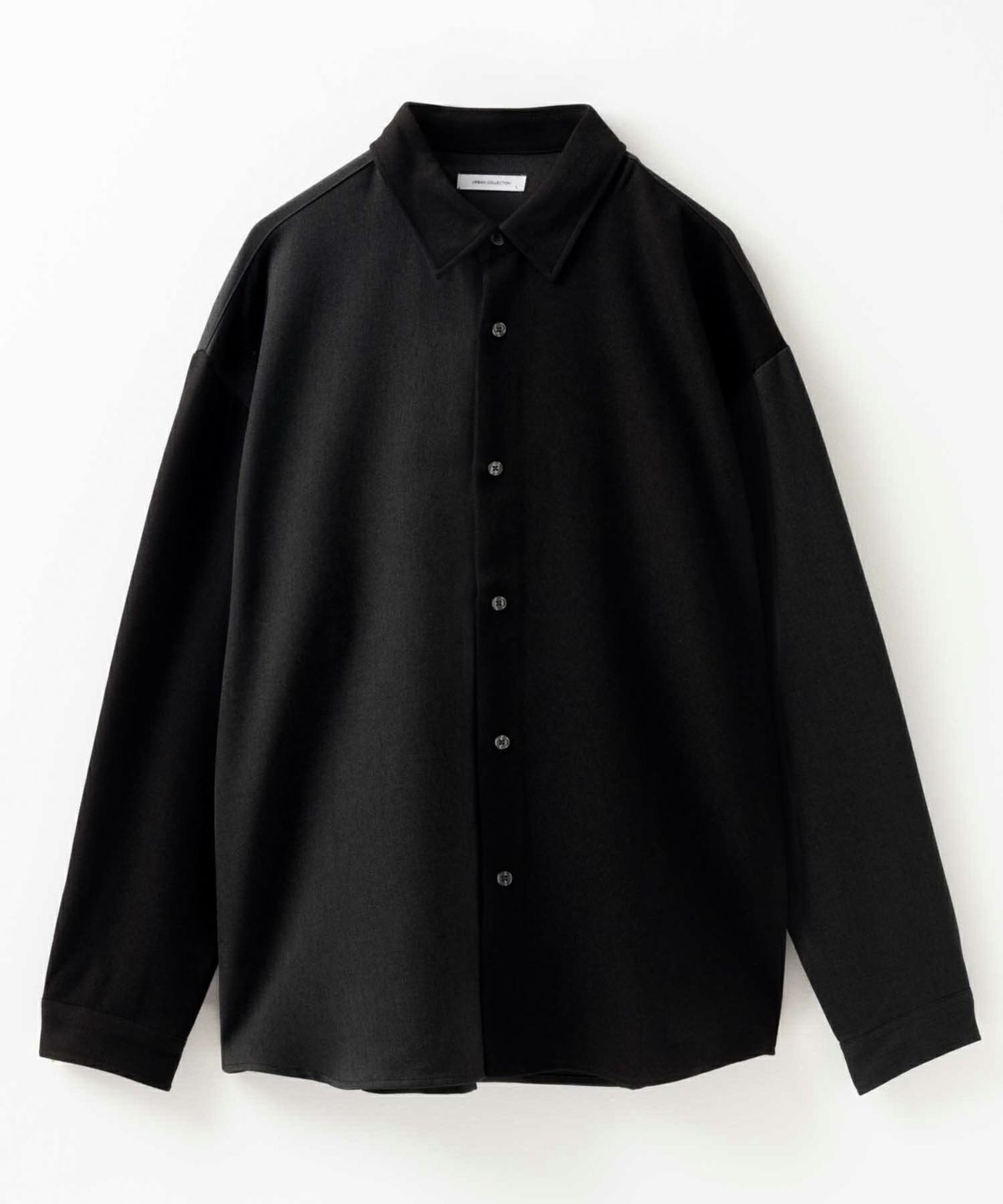 URBAN COLLECTION ウール調切替シャツ メンズ