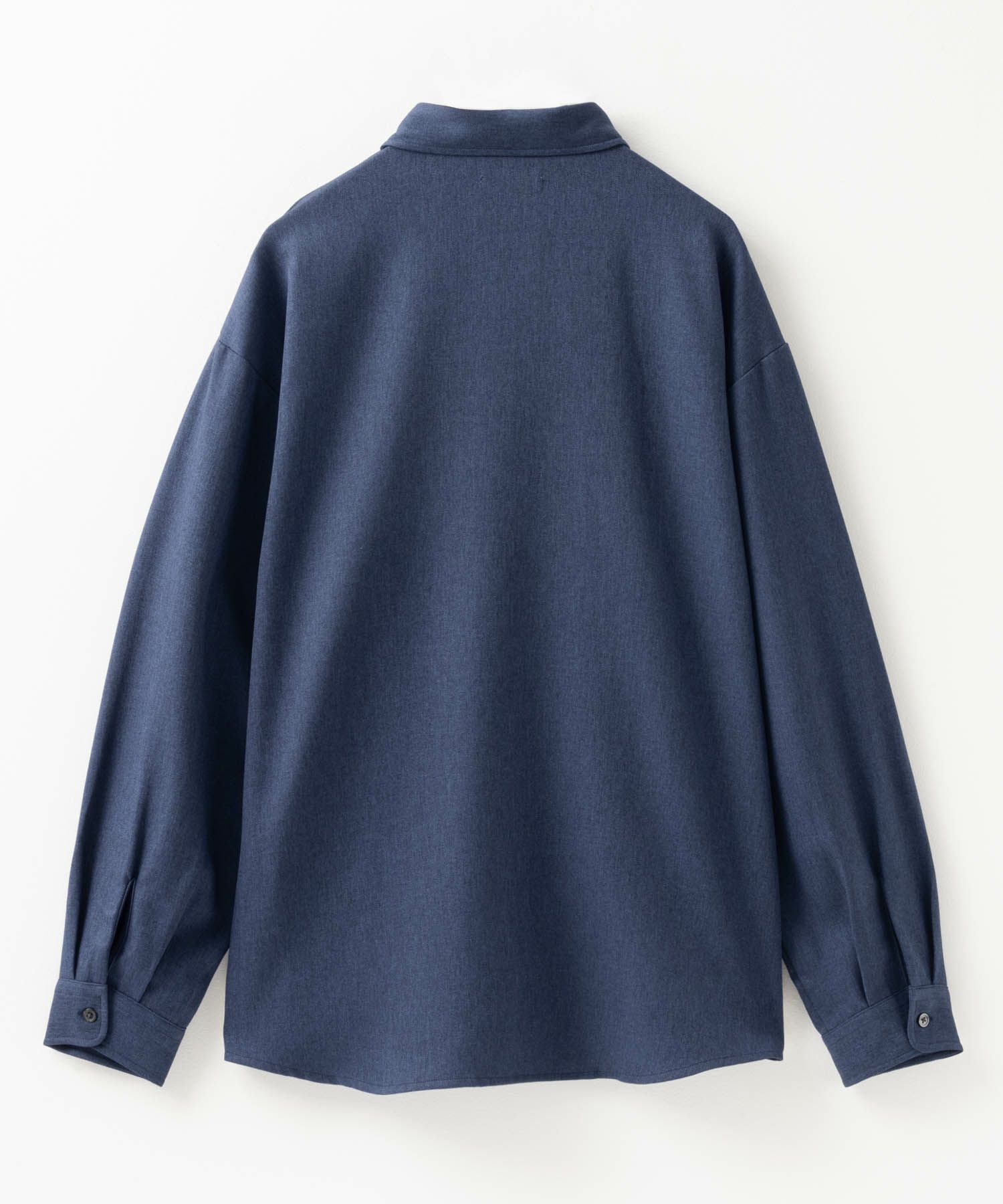 URBAN COLLECTION ウール調切替シャツ メンズ