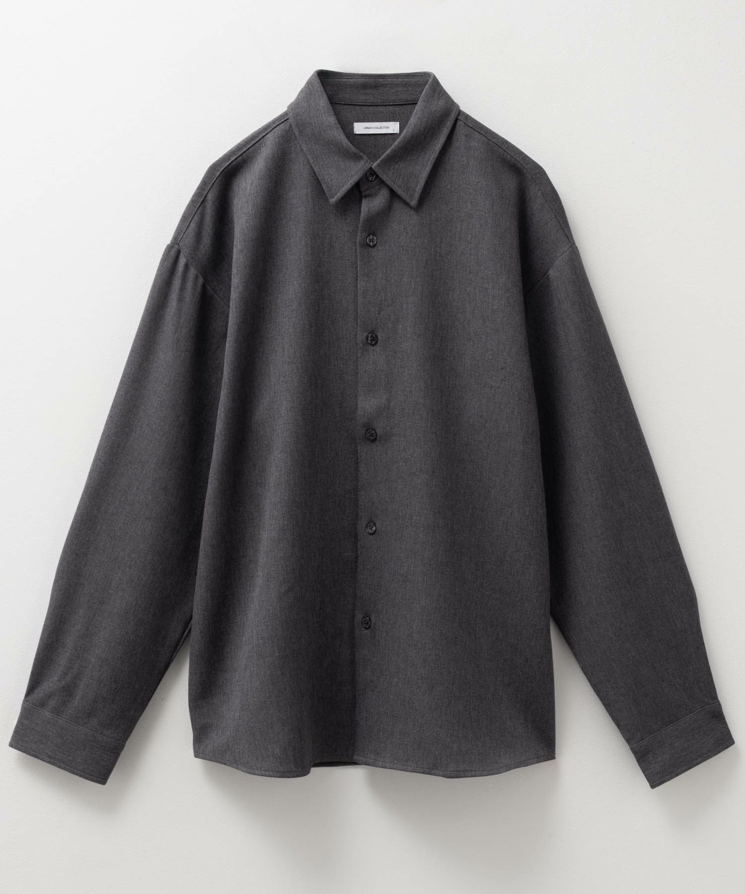 URBAN COLLECTION ウール調シャツ メンズ