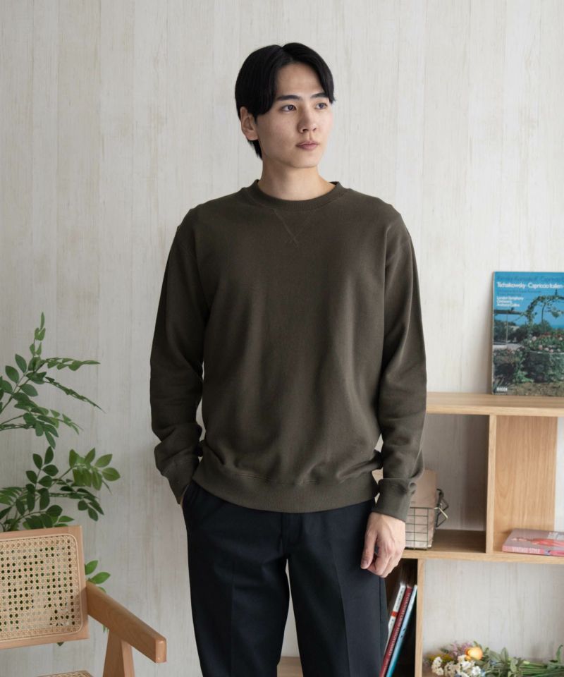 DISCUS  裏毛スウェットクルーネック メンズ商品画像-2