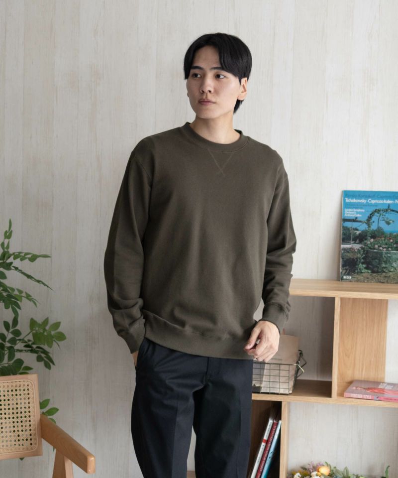 DISCUS  裏毛スウェットクルーネック メンズ商品画像-3