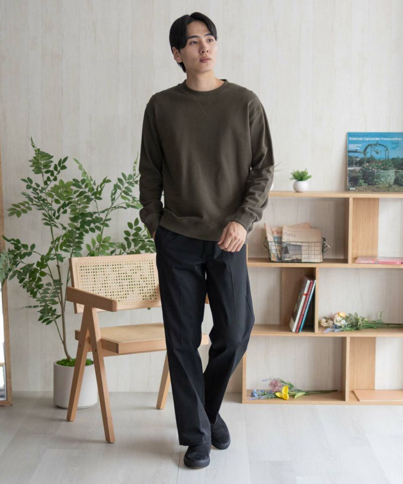 DISCUS  裏毛スウェットクルーネック メンズ商品画像-4