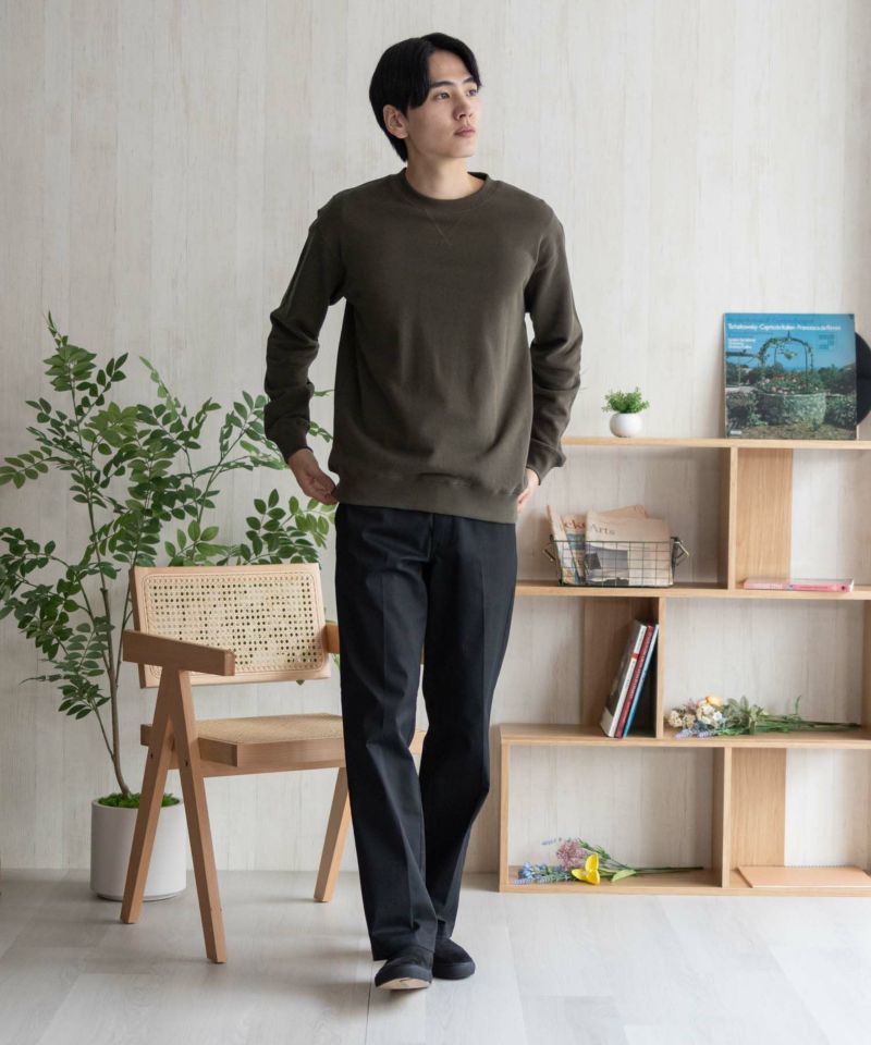 DISCUS 裏毛スウェットクルーネック メンズ商品画像-5